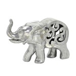 Elefante de Cerâmica com Detalhe 26cm Espressione