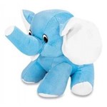 Elefante Tata de Pelúcia Azul 24 Cm