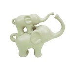 Elefantes Decorativos Bege