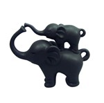 Elefantes Decorativos Cinza Escuro