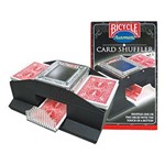 Embaralhador Automático de Cartas Bicycle Card Shuffler + 4 Pilhas AA