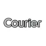 Emblema Adesivo Courier Resinado
