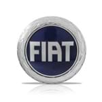 Emblema Fiat da Grade do Radiador Stilo 2003 a 2007 Doblo Idea 2004 a 2008 - Azul