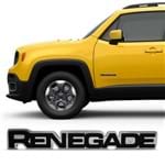 Emblema Letreiro do Porta Jeep Renegade 2016 2017 Cromado - Original