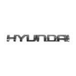 Emblema Letreiro Hyundai Cromado Novo