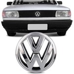 Emblema Volkswagen Cromado Gol G1 Parati Voyage Saveiro Grade Dianteira