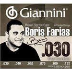 Encordoamento Baixo 6 Cordas 0.030 - 0.132 Boris Farias Ssbnbf- Giannini