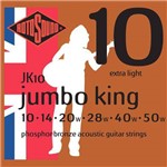 Encordoamento Corda Violão 010 Jumbo Rotosound King Jk10