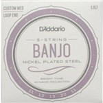 Encordoamento D'addario para Banjo EJ57 - 5 Cordas, .011"/.022"