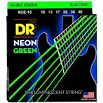 Encordoamento Guitarra Dr Neon Green 010 Verde