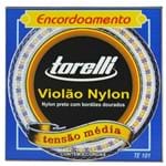 Encordoamento Nylon Preto para Violão com Bordões Dourados - Torelli