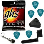 Encordoamento para Guitarra 010 046 GHS Boomers GBL + Acessórios IZ1