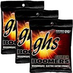 Encordoamento para Guitarra 010 060 GHS Boomers Heavy Weight GBZW - Kit com 3