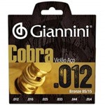Encordoamento para Violão Aço Giannini Cobra (.012-.054) GEEFLKS