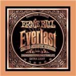 Encordoamento Violao Ernie Ball Everlast Phosphor Bronze X-light