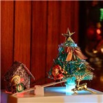 Enfeite Iluminado Papai Noel na Gangorra - Orb Christmas