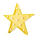 Enfeite Luminoso em Led “Estrela” Amarela 27cm Art Lille