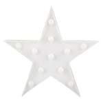Enfeite Luminoso em Led “Estrela” Branca 27cm Art Lille