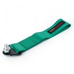 Engate Reboque Esportivo Universal de Tecido Fixação C/ Parafuso Passante Epman - Verde