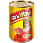 Enlatado para Gatos Adultos Sabor Carne 280g - Baw Waw