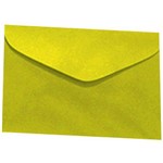 Envelope Carta Colorido Amarelo Gema 80g 114x162mm Romitec Cx.c/50