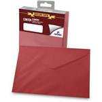 Envelope Carta Colorido Vermelho 80g 114x162mm Romitec Cx.c/50