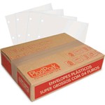 Envelope Plástico Oficio 4 Furos Grosso C/100un Romitec/plastpark Cx./400