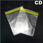 Envelope Plástico para CD com Aba Adesivada Vitrine