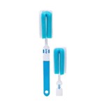 Escova de Limpeza com Esponja para Mamadeira Azul - Lolly