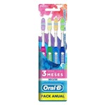Escova Dental Oral-b Indicator Color Colection 4 Unidades