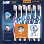Escova Dental Oral-b Pro-health Pro-flex Remove 93% das Placas com Alta Tecnologia - Kit 6
