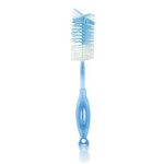 Escova Limpa Mamadeira e Bico 2 em 1 Soft Clean Azul - Bb153