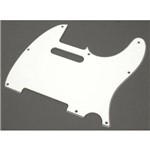 Escudo para Guitarra Telecaster Branco Spirit 3camadas X310