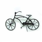 Escultura Bicicleta Curva Ferro 30 Cm