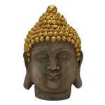 Escultura Cabeça de Buda Laos 28cm
