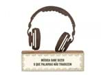 Escultura de Mesa Ferro Headphone Música - Compre na Imagina só