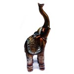Escultura Elefante em Resina Africano 26cm