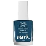 Esmalte Mark. Nail Style Cosmic Lights 10ml - Azul Cintilante