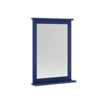 Espelheira para Banheiro 53 Cm Azul - Mão & Formão