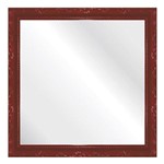 Espelho Brilho Rococo Vermelho 36x36cm