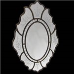 Espelho Clássico Veneziano Oval 110 Cm X 95 Cm