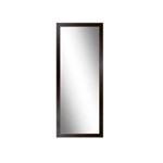 Espelho de Chão com Suporte 142x48cm Moldura Tabaco Euroquadros