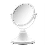 Espelho de Mesa Jolie Branco Dupla Face Modelo 10318