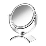 Espelho de Mesa Miroir Cristal Dupla Face Modelo 20201