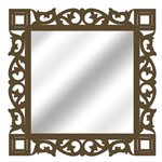 Espelho de Parede 14881i Marrom 70x70 Art Shop