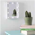 Espelho Decorativo com LED Flash 19,9 X 14,9 X 4,5 Cm- Orb