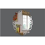 Espelho Decorativo Veneziano Acrílico Oval