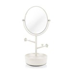 Espelho Jacki Design de Mesa para Jóias Awa17151-BR Branco