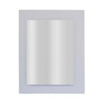 Espelho Mdf 80x60cm Lapidado Maranelo Branco 103l Epaglass