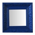 Espelho Moldura Rococó Fundo 16220 Azul Art Shop
